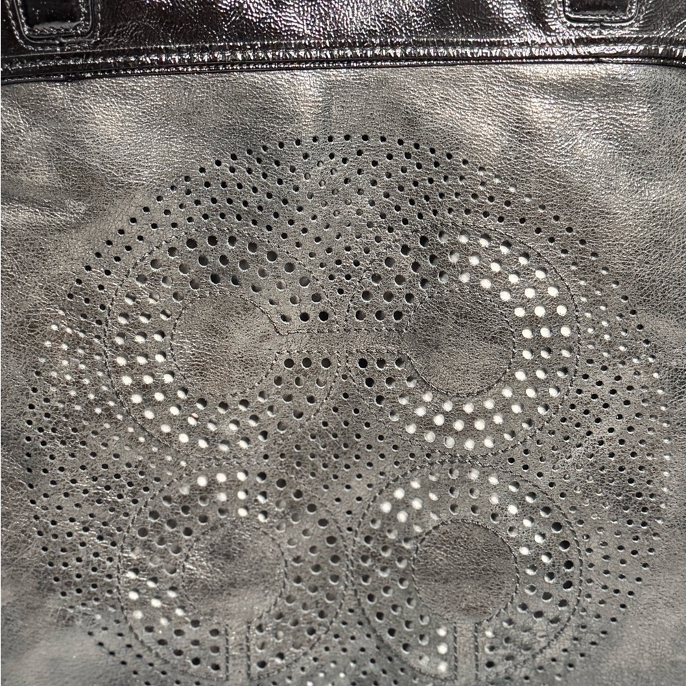 Coach Audrey Shoulder Tote in Black - Picture 3 of 9
